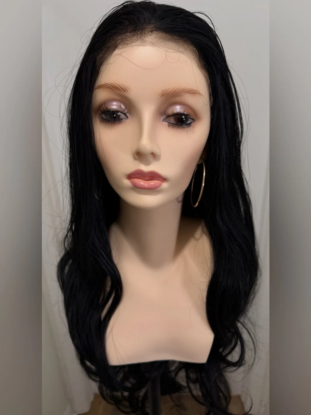 HAIR, 30” Long Layers, Lace Front, Jet Black